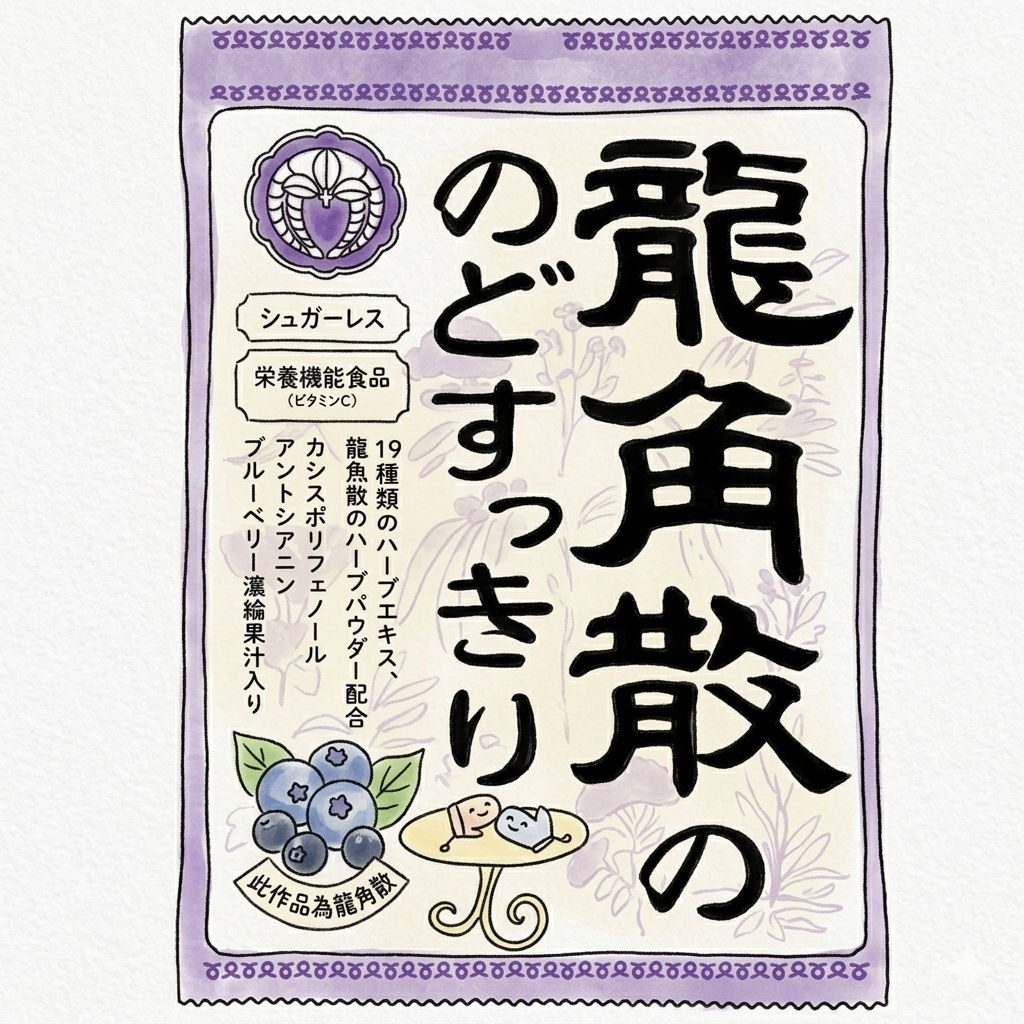藍莓口味龍角散