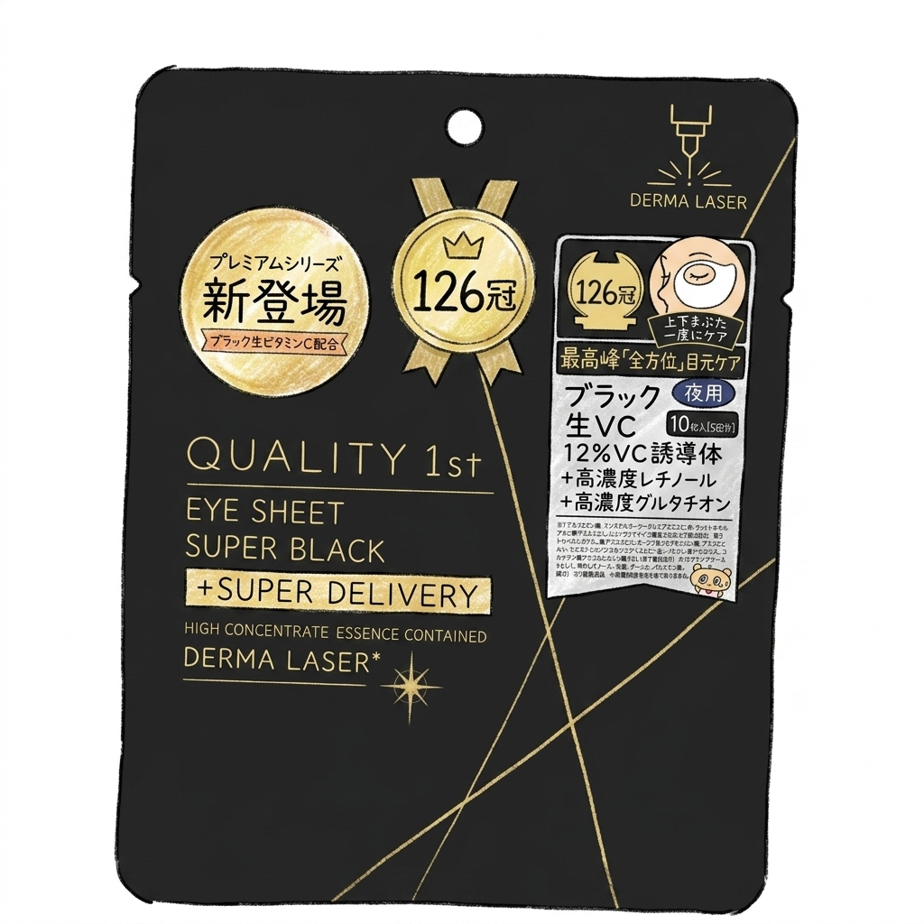 【日本熱銷】QUALITY 1st超導VC+視黃醇 極效