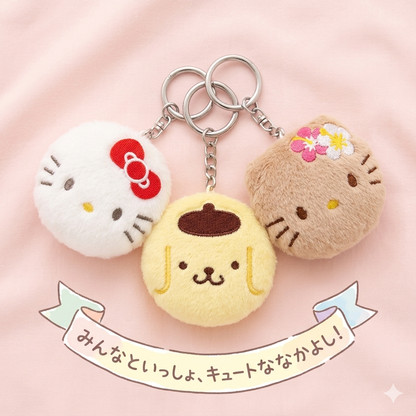 Sanrio吊飾雙面鏡✨稀有黑kitty